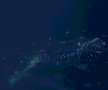 Abstract digital network visualization with glowing points, connecting lines, and lock icons on a dark blue background, symbolizing data or cybersecurity concepts—perfect for illustrating developments like the recent NVIDIA Hugging Face deal in AI security.
